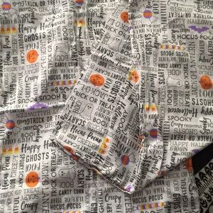 Halloween word themed standard pillow cases